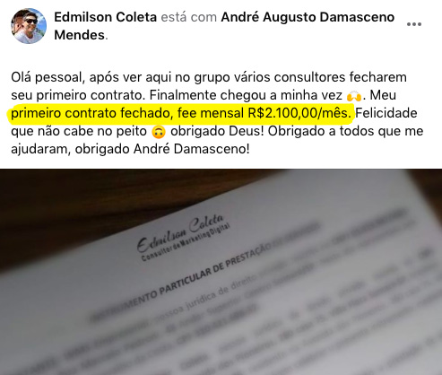 Depoimento e Resultado Profissao Consultor 11