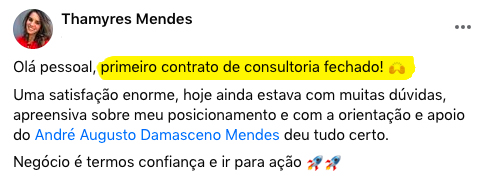 Depoimento e Resultado Profissao Consultor 7