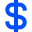 dollar-free-icon-font
